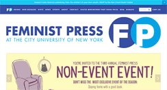 Desktop Screenshot of feministpress.org